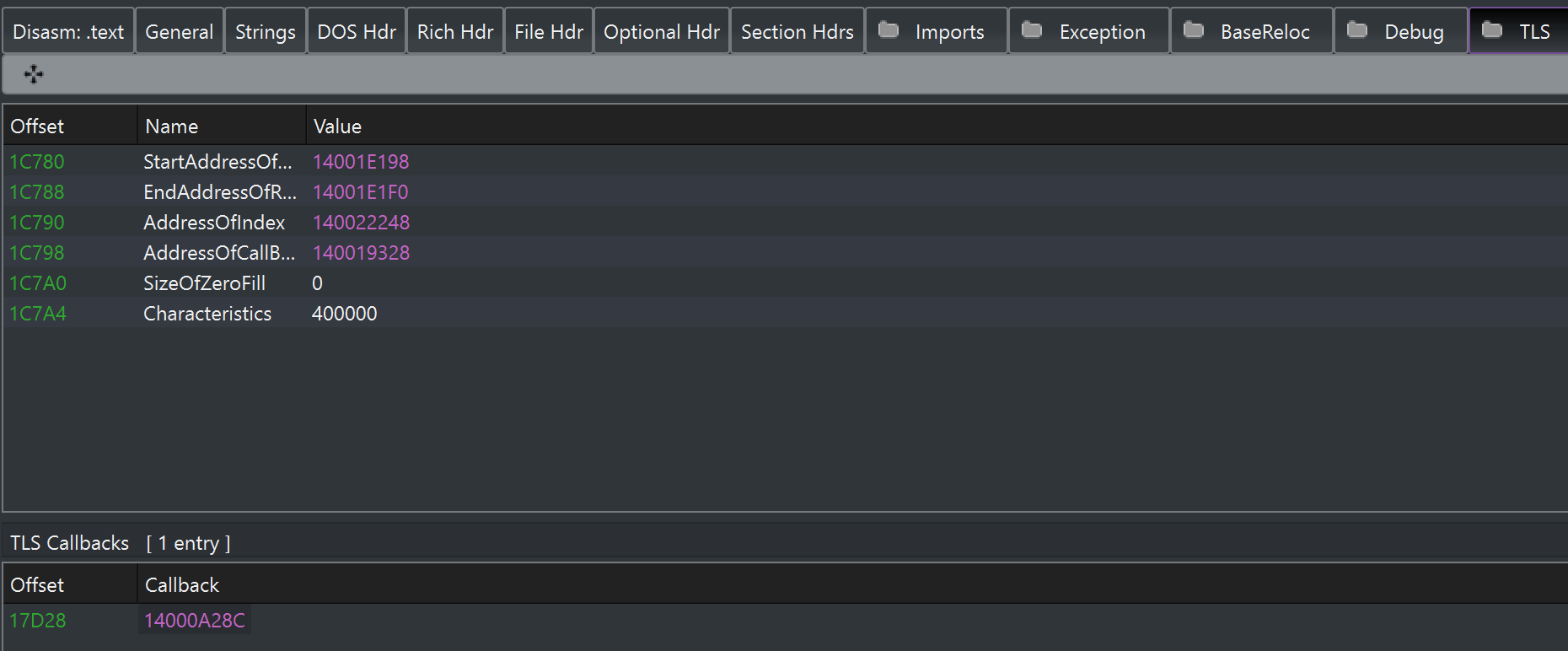 Callback functions aren't visible